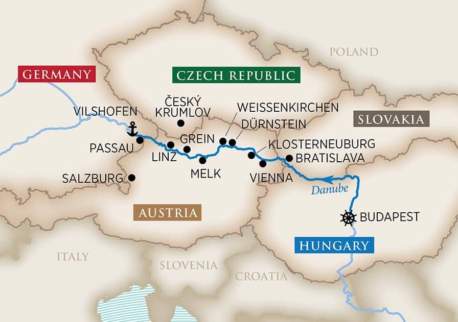 Dreams On The Danube River ~ September 26 - October 8, 2027 (13 Days)